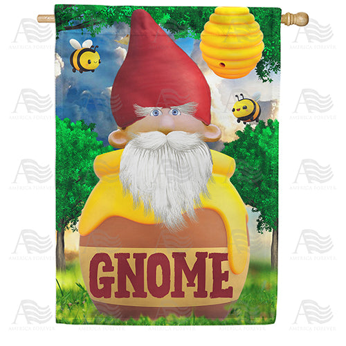 America Forever Honey Gnome House Flag
