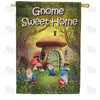 America Forever Gardening Gnomes House Flag