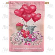 America Forever Gnome Matter What, It's Love! House Flag