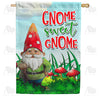 America Forever Gnome Sweet Gnome House Flag