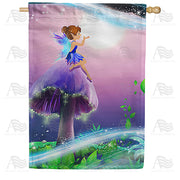 America Forever Blowing Fairy Dust House Flag