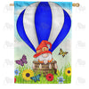 America Forever Gnome Balloon Ride House Flag