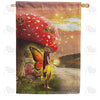 America Forever Mystical Fairy House Flag