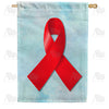 America Forever Red Ribbon House Flag