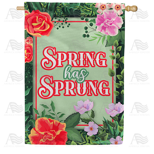 America Forever Spring Arrival House Flag