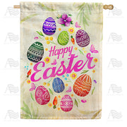 America Forever Easter Egg Swirl House Flag