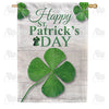 America Forever St. Patrick's Day Clover House Flag