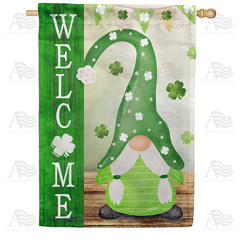 America Forever Irish Gnome House Flag