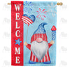 America Forever Gnome Celebrates America House Flag