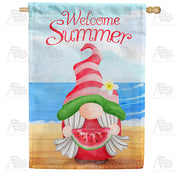 America Forever Gnome At Seashore House Flag