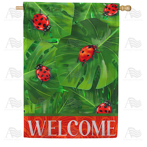 America Forever Lady Beetles House Flag