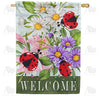 America Forever Blooms & Beetles House Flag