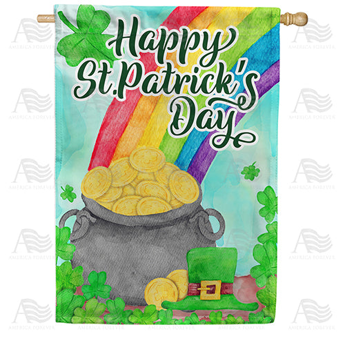 America Forever Rainbow Treasure House Flag