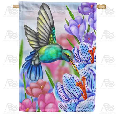 America Forever Seeking Nectar House Flag