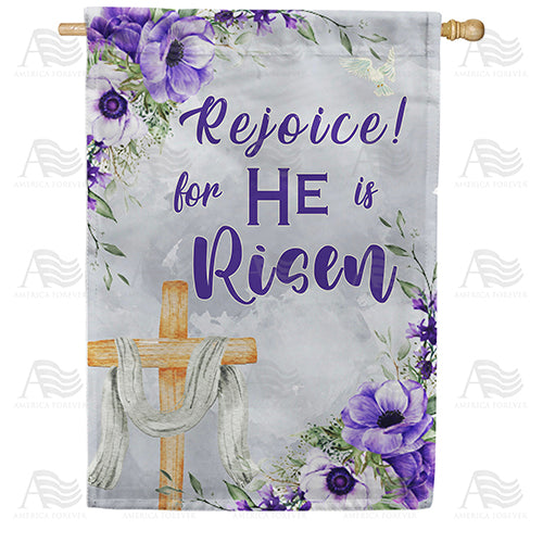America Forever Rejoice, He Is Risen! House Flag