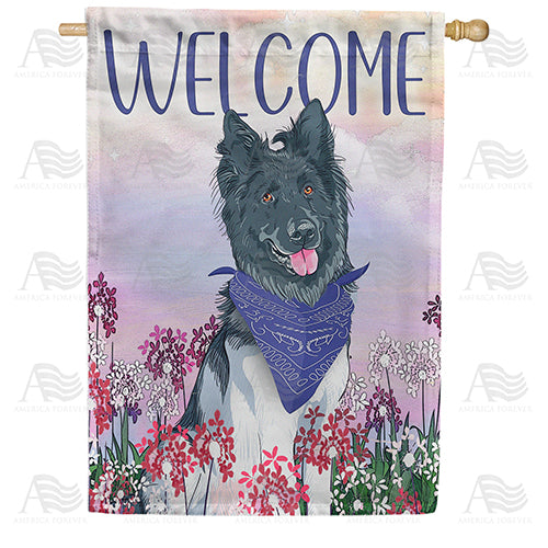 America Forever Kerchiefed Canine House Flag