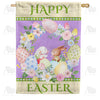 America Forever Easter Bunny Wreath House Flag