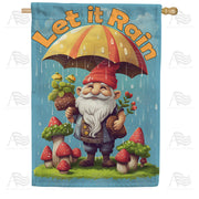 America Forever A Little Rain House Flag