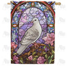 America Forever Peaceful Dove House Flag