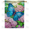 America Forever Butterfly And Lilac House Flag