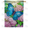America Forever Butterfly And Lilac House Flag