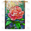 America Forever Sunlight Flower House Flag