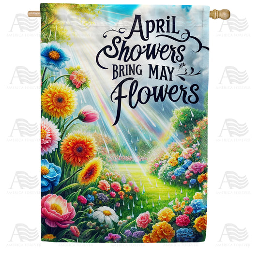America Forever April Showers Results House Flag