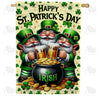 America Forever Leprechaun Trio Festivities House Flag