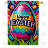 America Forever Festive Easter Egg House Flag