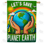 America Forever Earth Day Environmental Awareness House Flag