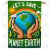 America Forever Earth Day Environmental Awareness House Flag