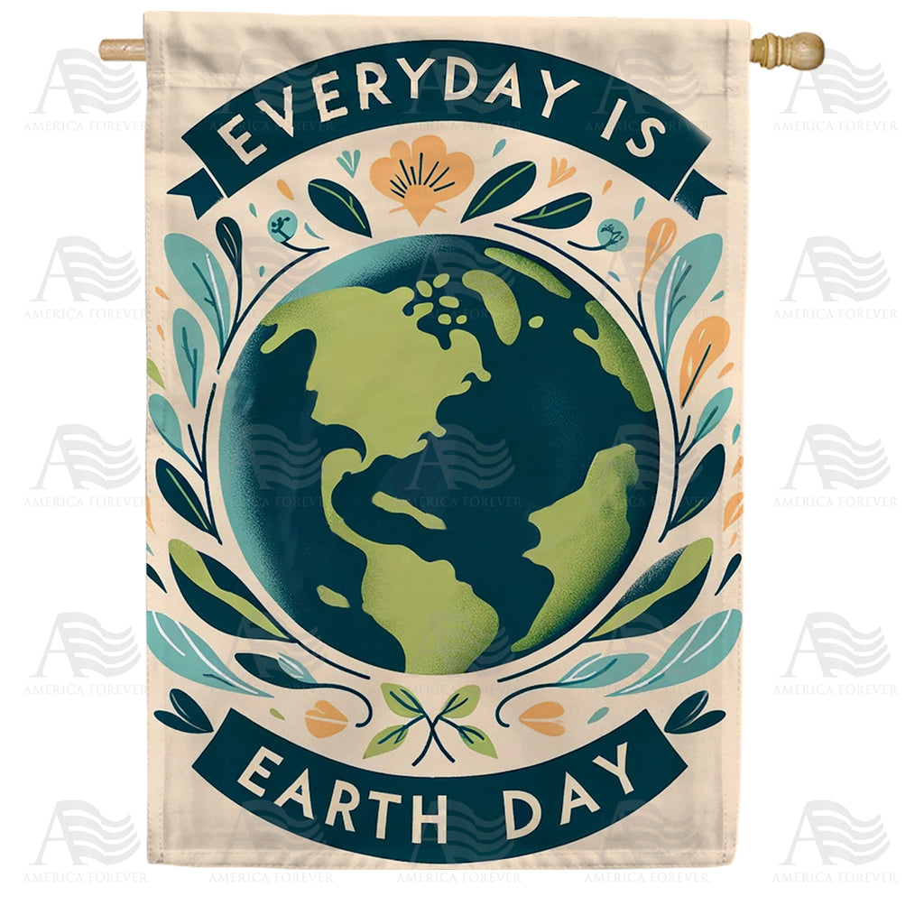 America Forever Embrace Our Planet Earth House Flag