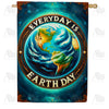 America Forever Earth Embrace Environmental Awareness House Flag