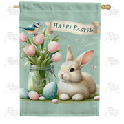 Easter Bunny Serenity House Flag
