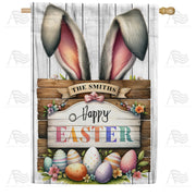 Easter Bunny Surprise House Flag