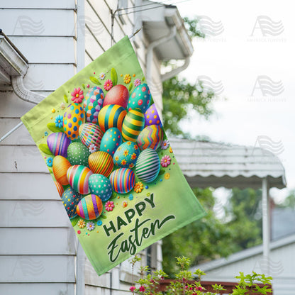 America Forever Vibrant Easter Eggstravaganza House Flag