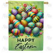 Vibrant Easter Eggstravaganza House Flag