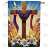 America Forever Resurrection Morning Glory House Flag