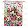 America Forever Canine Mother's Day House Flag