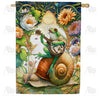 America Forever Froggy Melody House Flag
