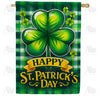 America Forever St. Patrick's Day Four-Leaf Clover House Flag
