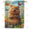 America Forever Happy Quokka House Flag