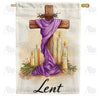 America Forever Lent Cross Candles House Flag