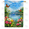 Scatter Kindness Spring House Flag