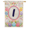 America Forever Easter Bunny Monogram House Flag