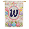 America Forever Easter Bunny Monogram House Flag