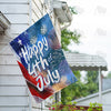 America Forever Happy 4th of July House Flag