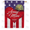America Forever Army Mom Lives Here! House Flag