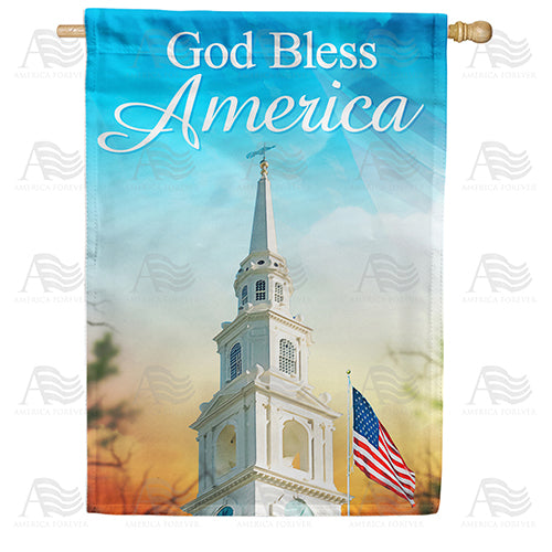 America Forever Church Blessing House Flag