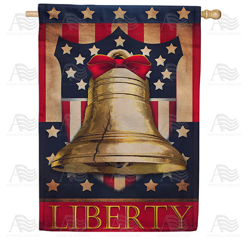 America Forever Liberty Bell House Flag